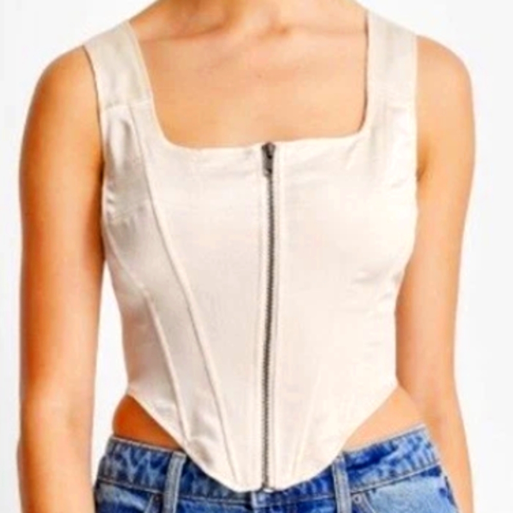 NWT Future Collective Kahlana Barfield Corset Bustier Size 10